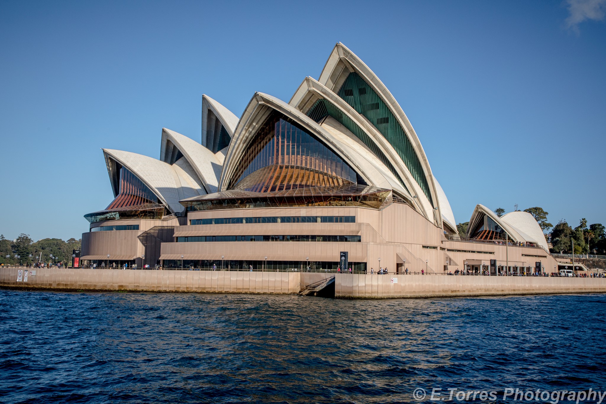 opera house from the water