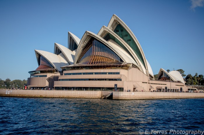 opera house from the water